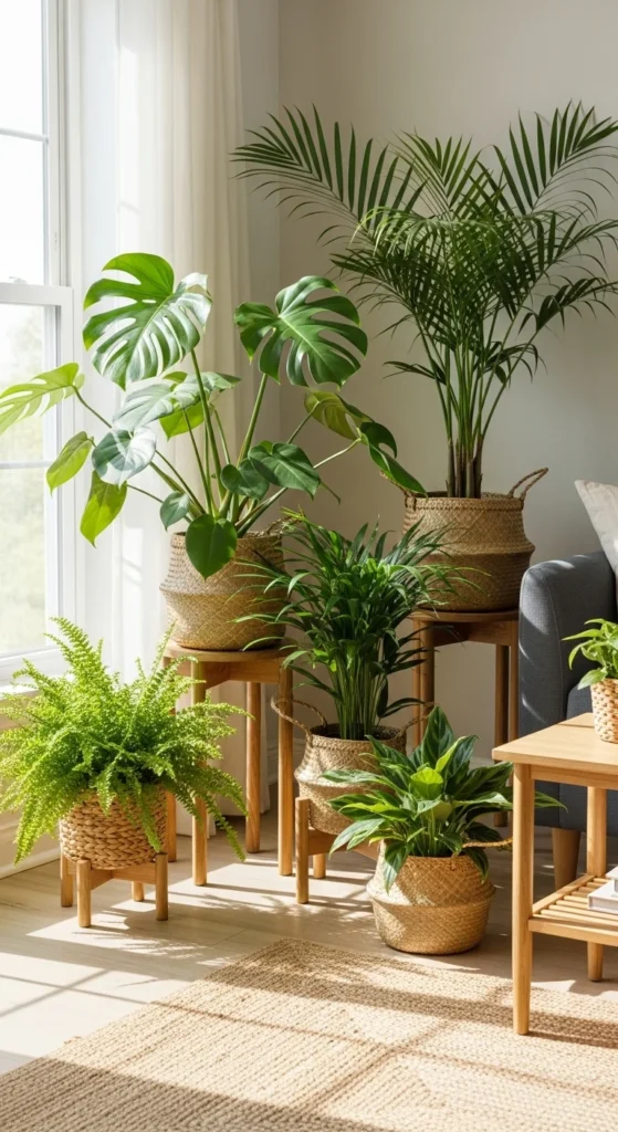 Create a Mini Jungle in Your Living Room