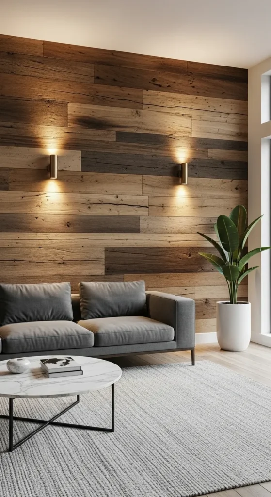 Reclaimed Wood Accent Wall