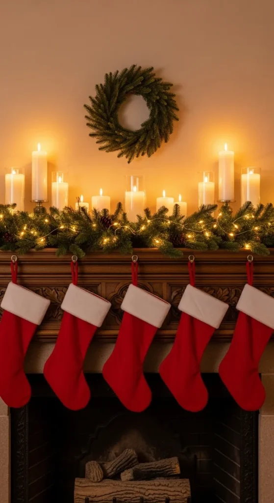 Classic Greenery and Candlelight