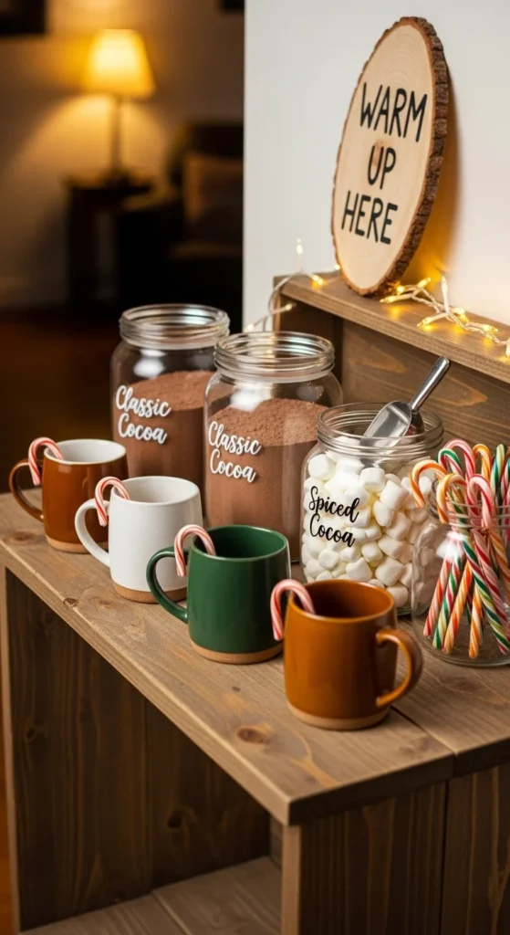 Bring Out the Hot Cocoa Station