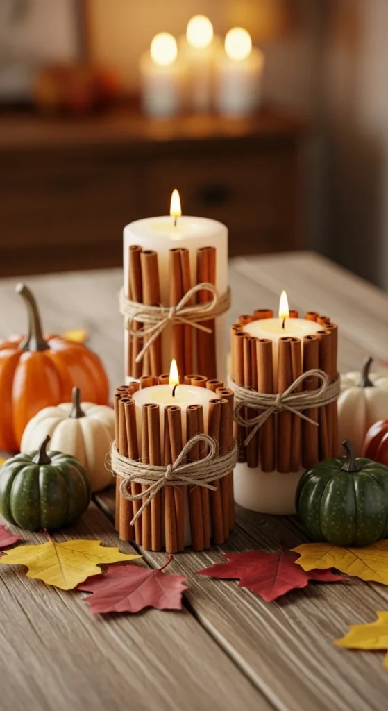 Cinnamon Stick Candles
