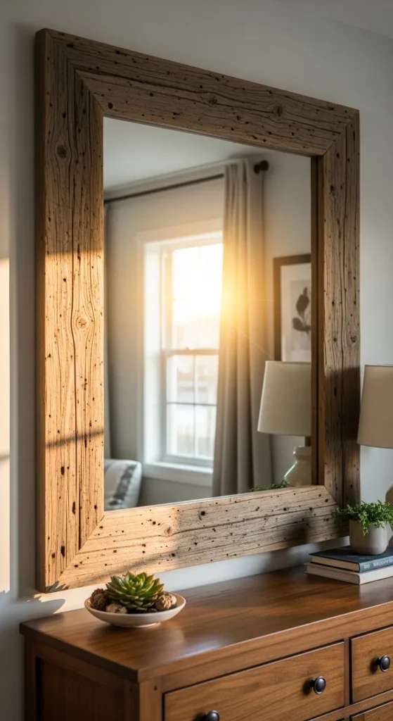 Reclaimed Wood Mirror Frame