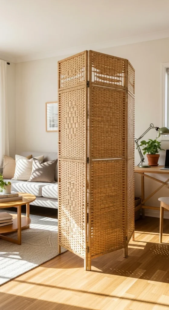 Wicker Room Divider