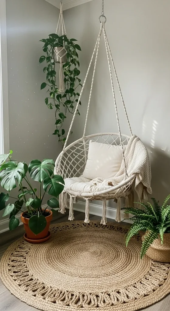 Add a Hammock or Hanging Chair