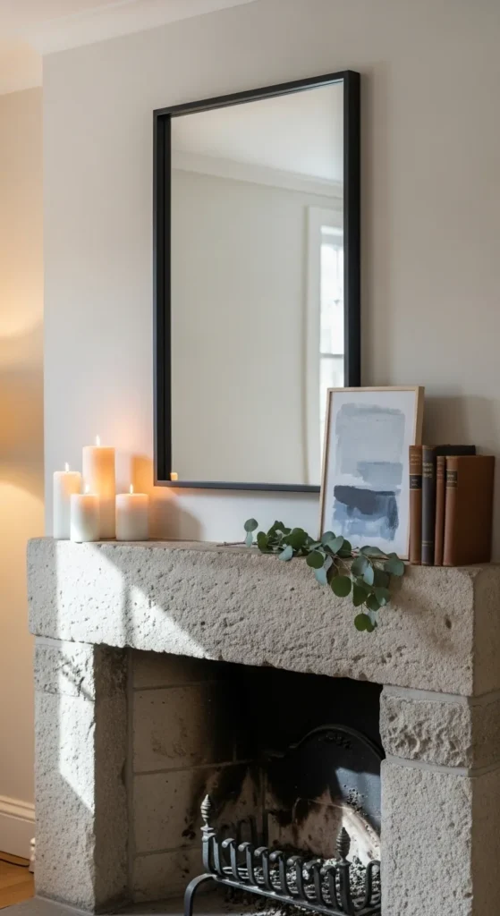 Place a Mirror Above the Fireplace