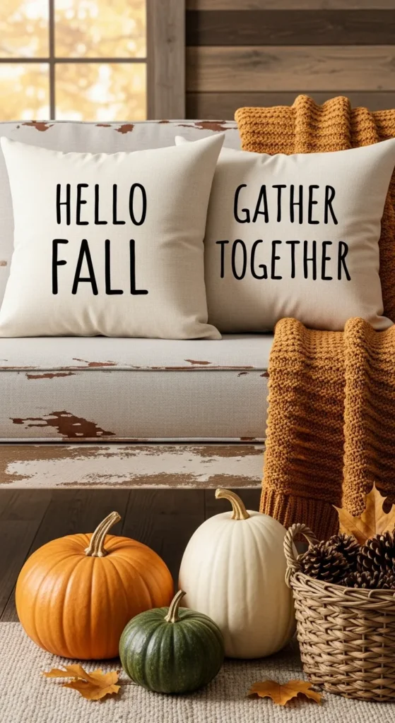 Harvest Quote Pillows