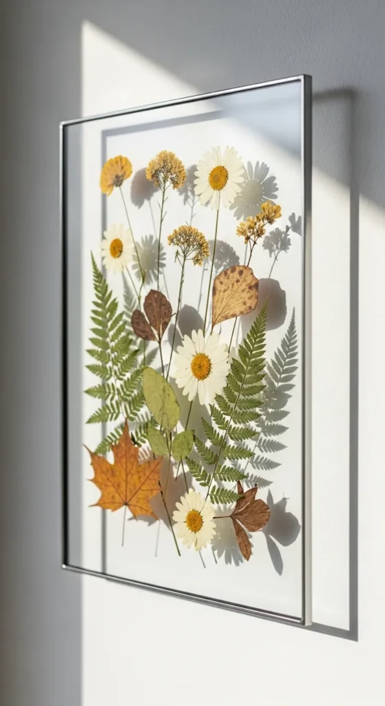 Flower Press Frame Decor