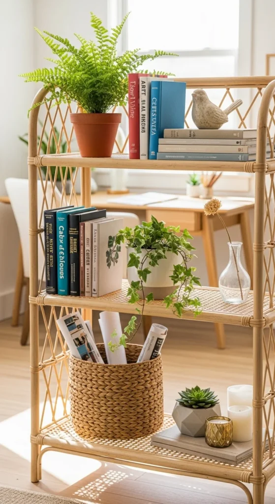 Wicker Shelving Units