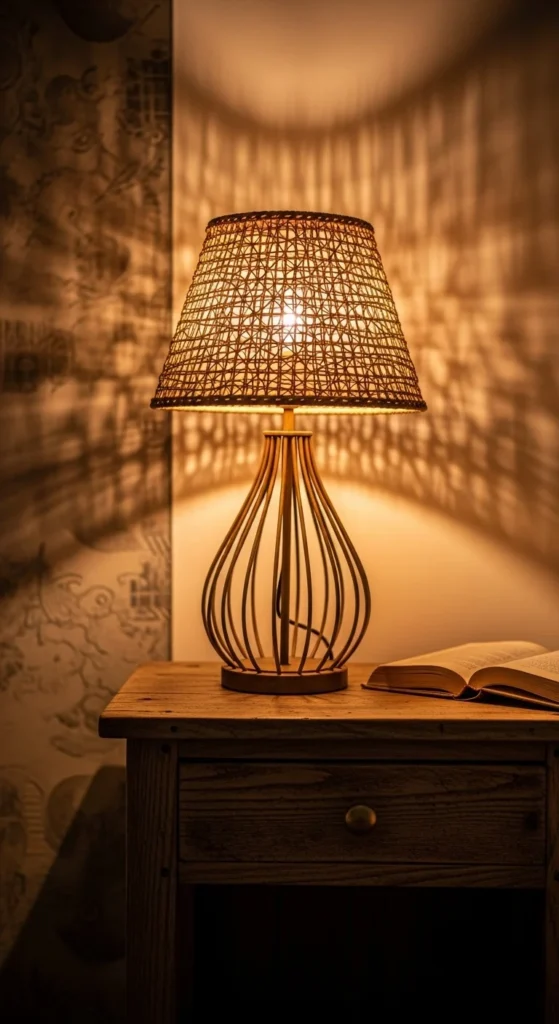 Wicker Lampshades