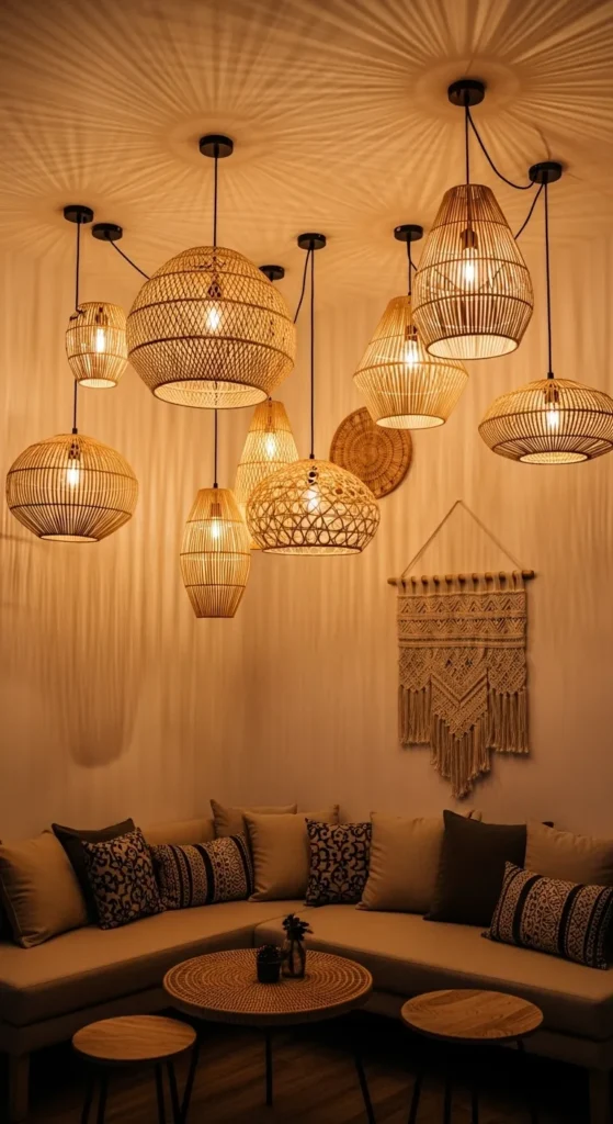 Use Woven Light Fixtures