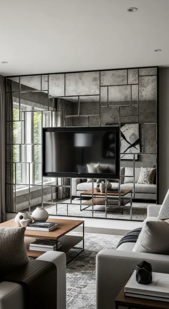 Frame a TV with Mirrors