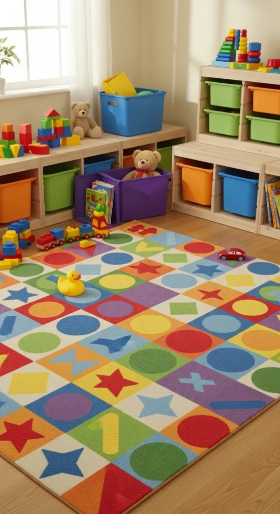 Washable Playroom Rug