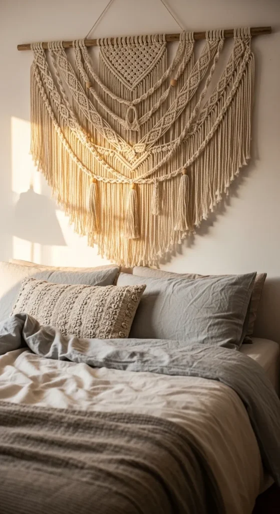 Hang Macramé Curtains or Wall Hangings
