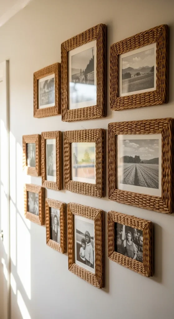 Wicker Picture Frames