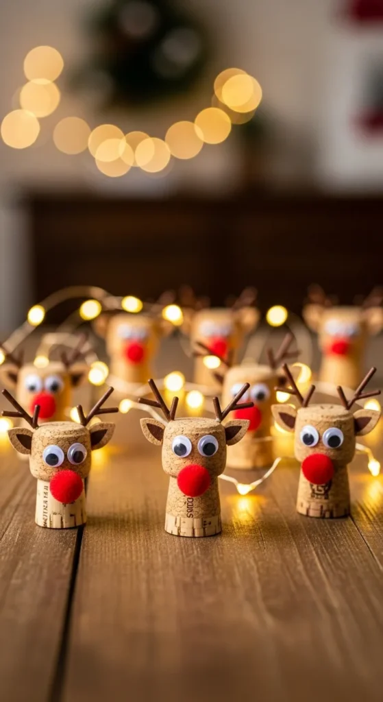 Wine Cork Reindeer