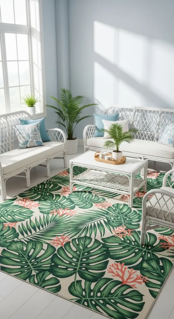 Tropical Leaf Rugs
