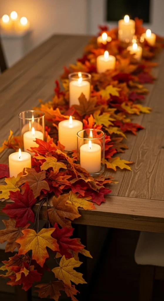 Leaf Garland Centerpiece