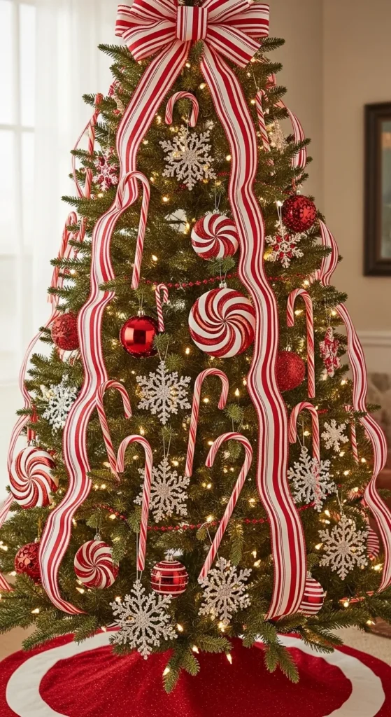 Red and White Peppermint Tree