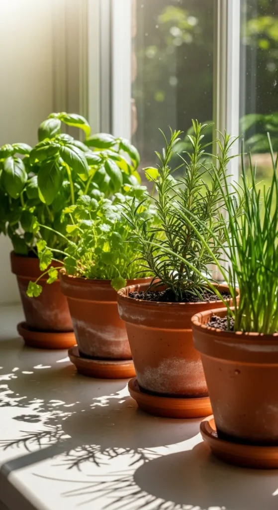 Fresh Greenery and Herbs