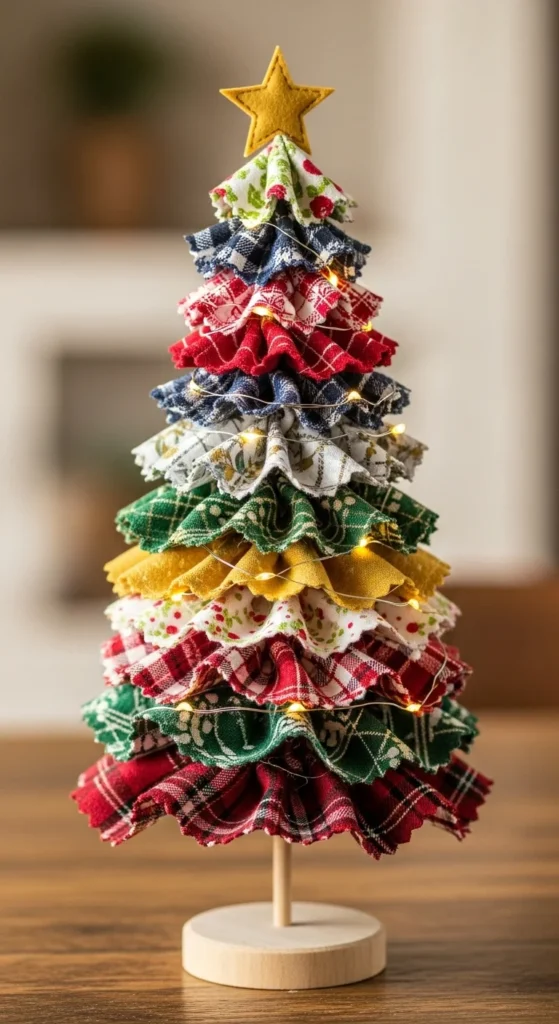 Fabric Scrap Tree