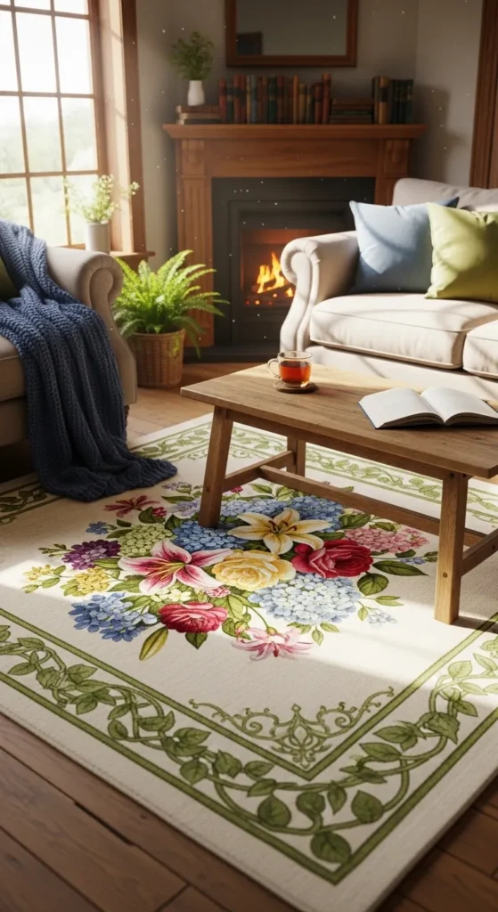 Floral Pattern Rugs
