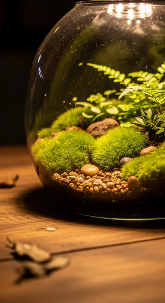 Use Terrariums as Table Decor