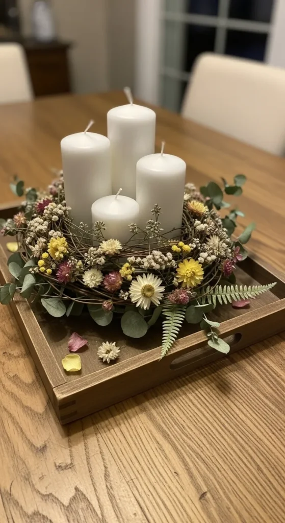 Floral Candle Arrangements