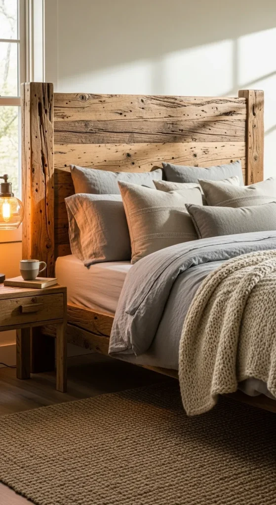 Reclaimed Wood Bed Frame