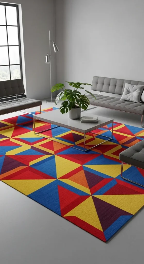 Vibrant Geometric Rugs