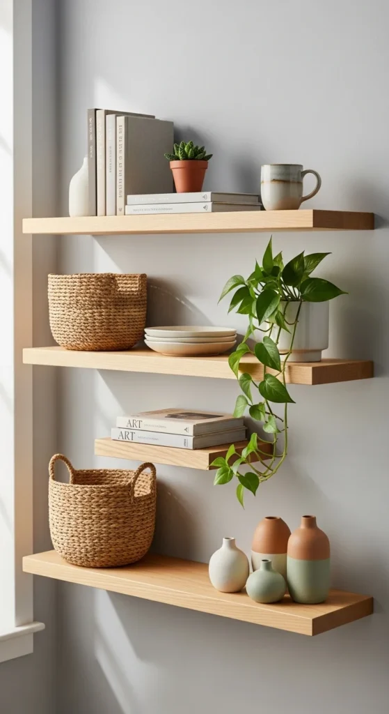 Mix Practical Items with Decorative Touches