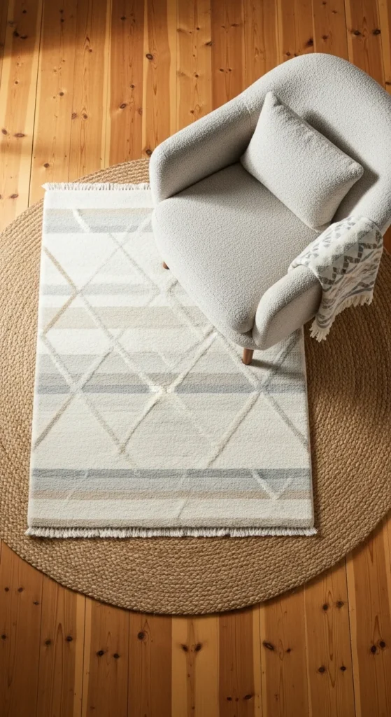 Add a Woven Area Rug