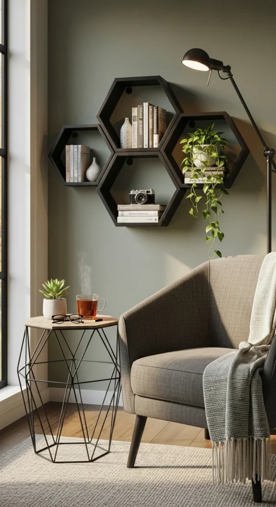 Incorporate Geometric Furniture Pieces