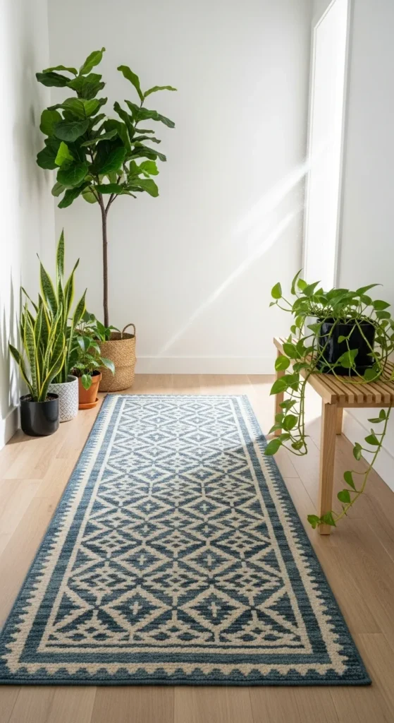 Patterned Hallway Runner