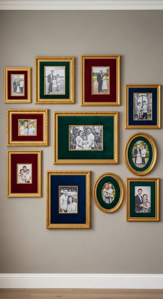 Velvet Gallery Wall Frames