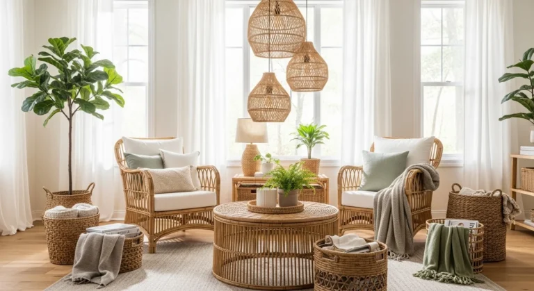 20 Wicker Decor Ideas for a Light and Airy Home