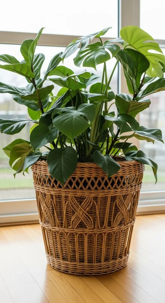Use Baskets as Plant Covers