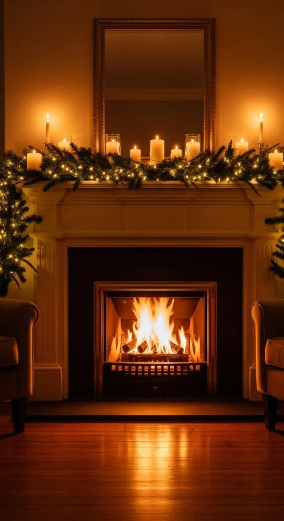 The Cozy Fireplace Glow