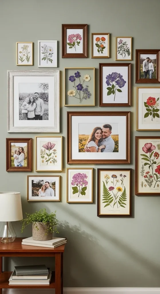 Flower Garland Mirror Frame