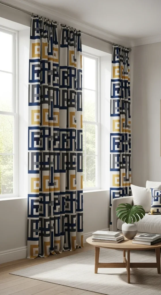 Play with Patterned Curtains