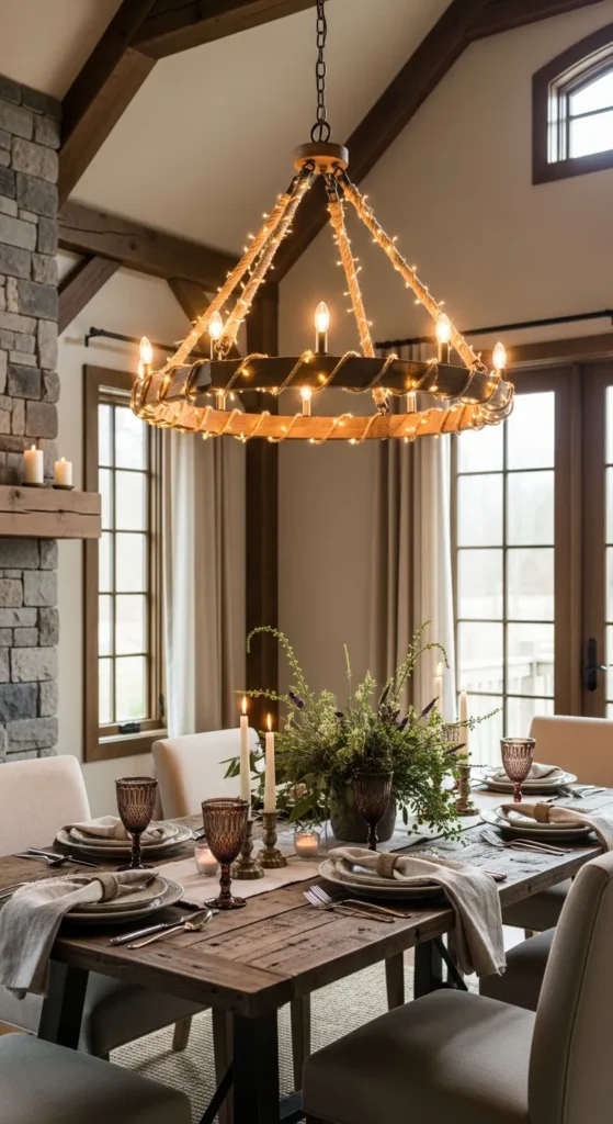 DIY Chandelier Lights