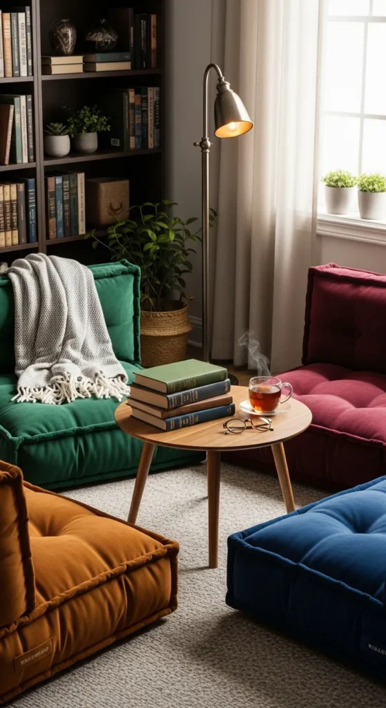 Velvet Floor Cushions