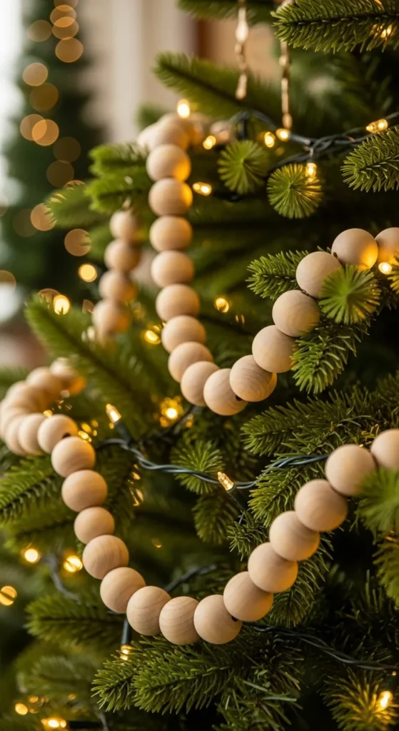 Wooden Bead Garland