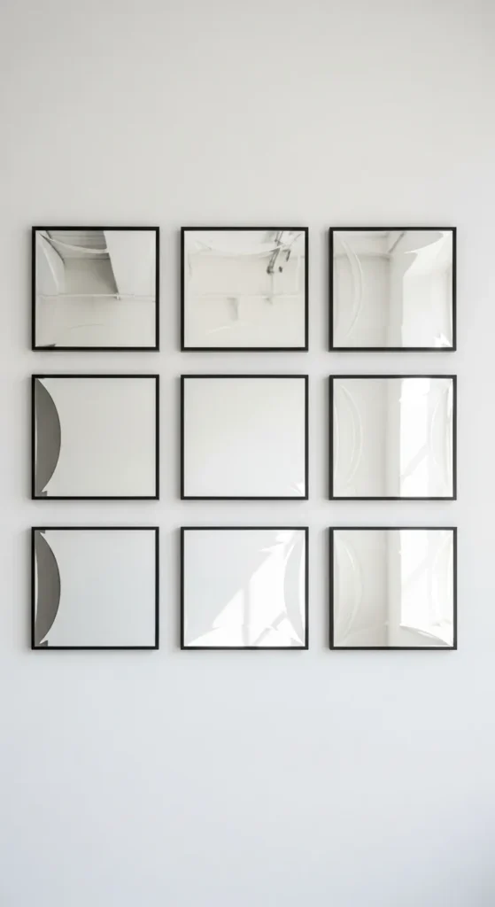 Create a Mirror Grid Wall