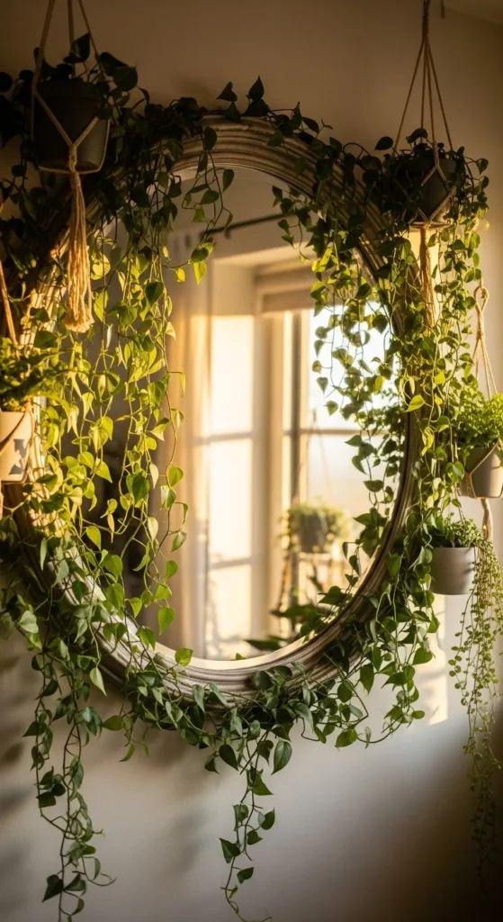 Add Plants Around Mirrors