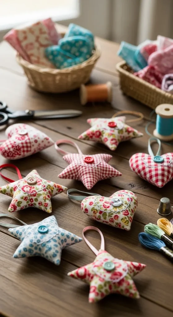 DIY Fabric Ornaments