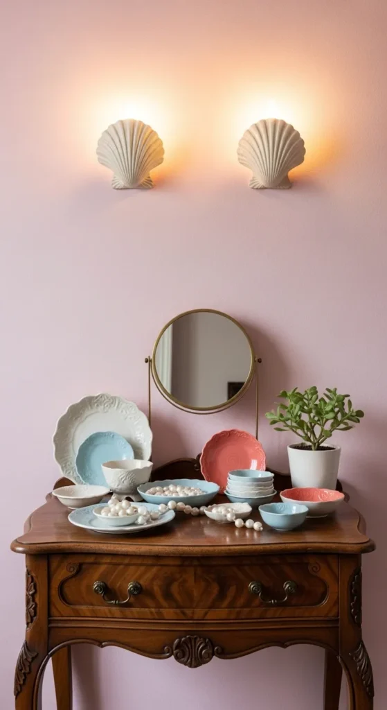 Use Shell-Shaped Decor