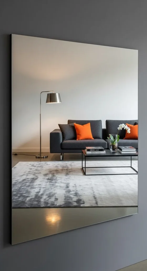 Use Frameless Mirrors for Minimalist Decor