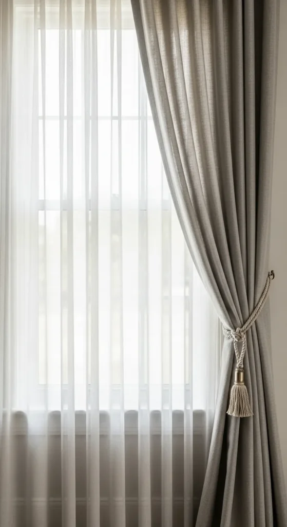 Add Layered Window Treatments