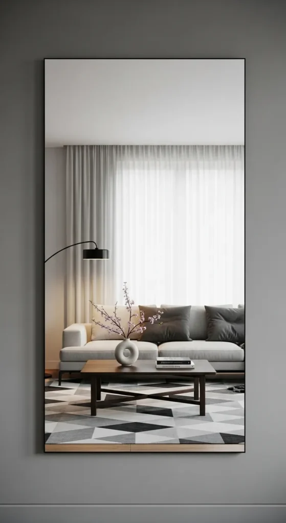 Add Vintage Mirror Sets in the Bathroom