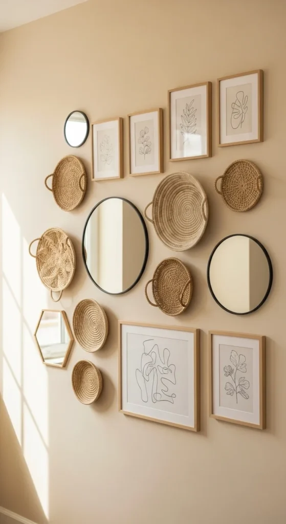 Layer Mirrors with Other Decor